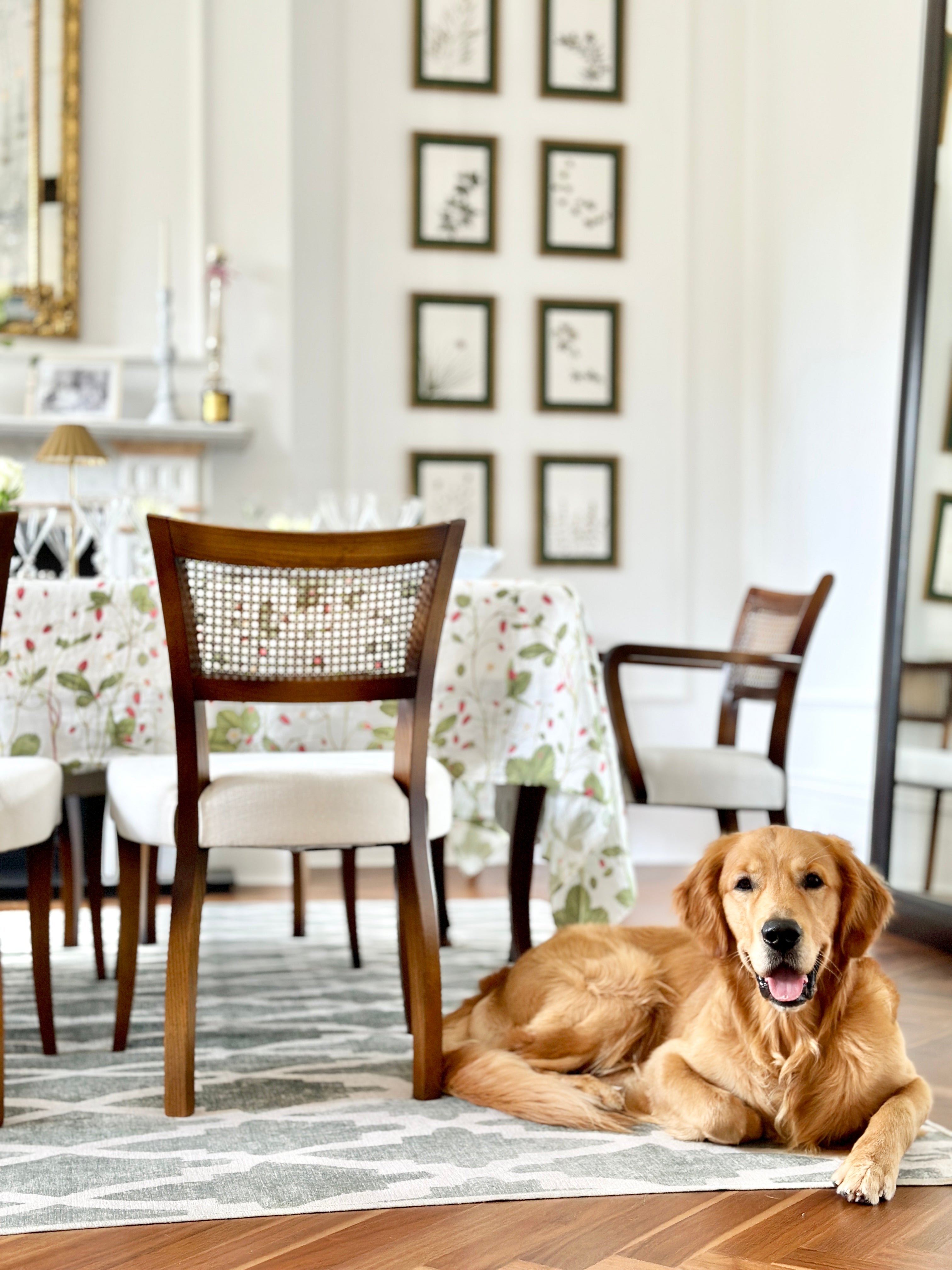 'Fraises des Bois' Linen Napkin