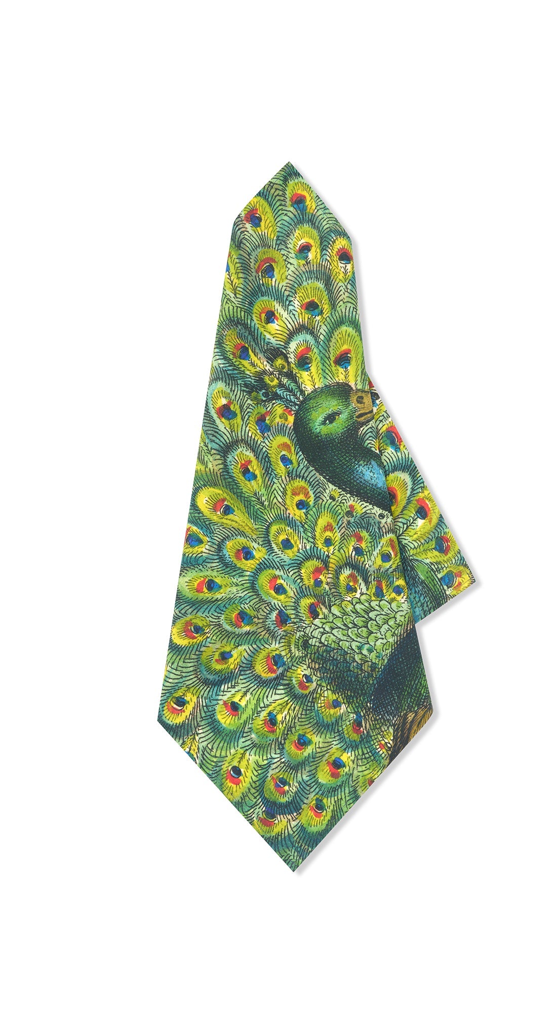 S&B x John Derian 'Peacock' Linen Napkin, 50x50cm