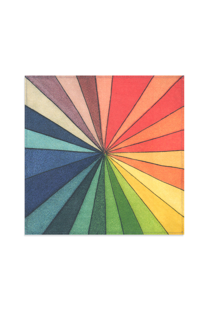 S&B x John Derian 'Colour Wheel' Linen Napkin, 50x50cm