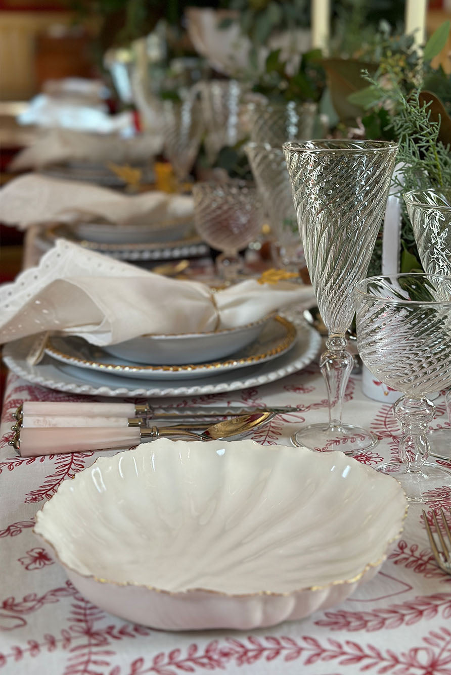 HB Porcelain Jagged Edge Napkin Ring