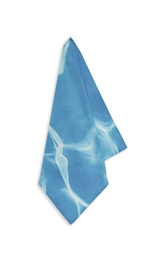 'La Piscine' Linen Napkin, 50x50cm