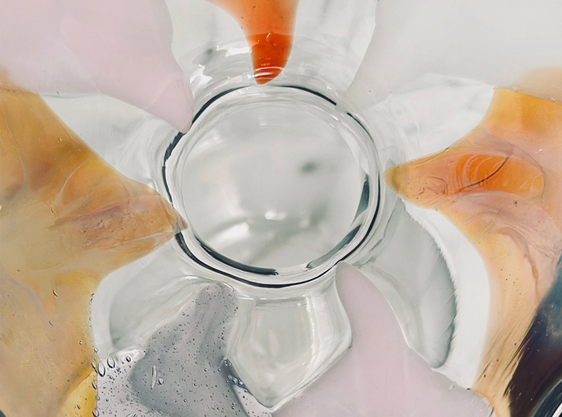 Small Handblown Glass Multicoloured Bud Vase, 14cm (IN ASSORTED COLOURS)