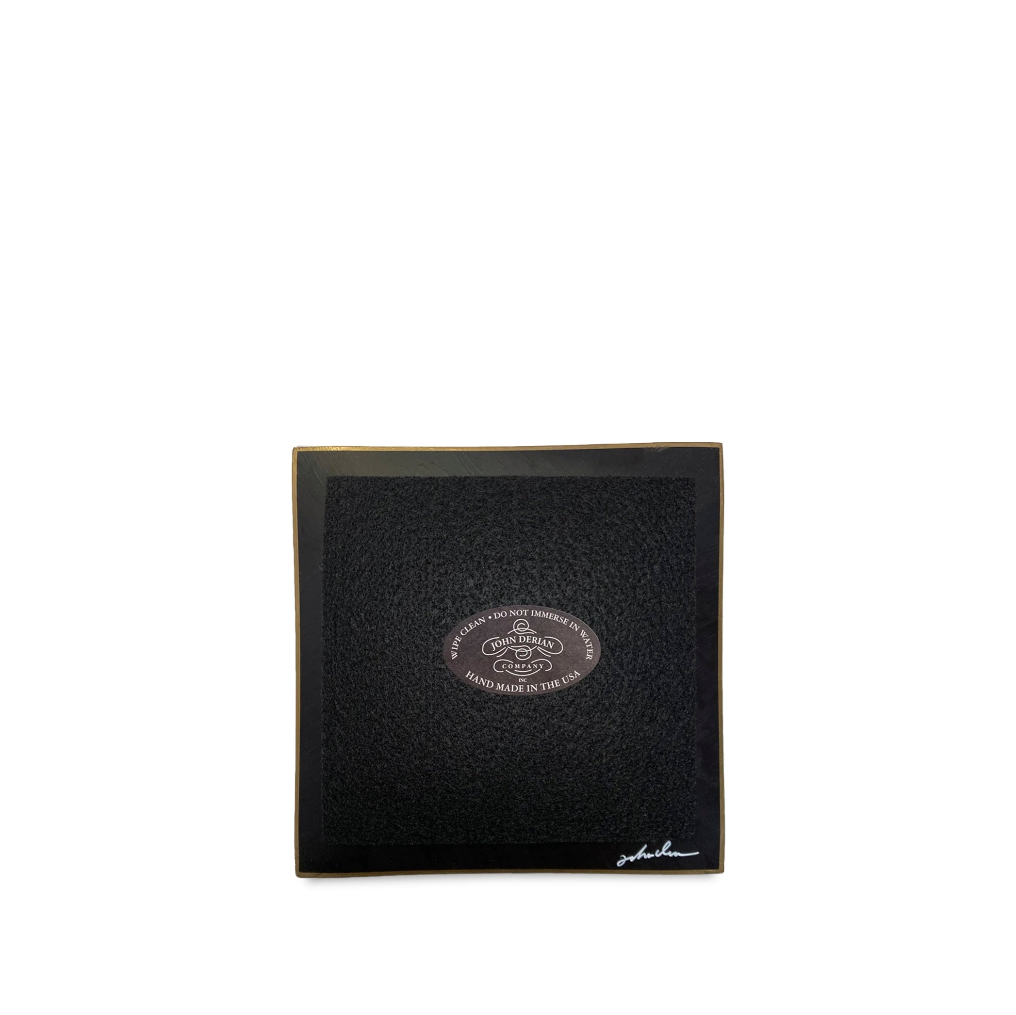 John Derian Block Letter N Square Trinket, 15cm