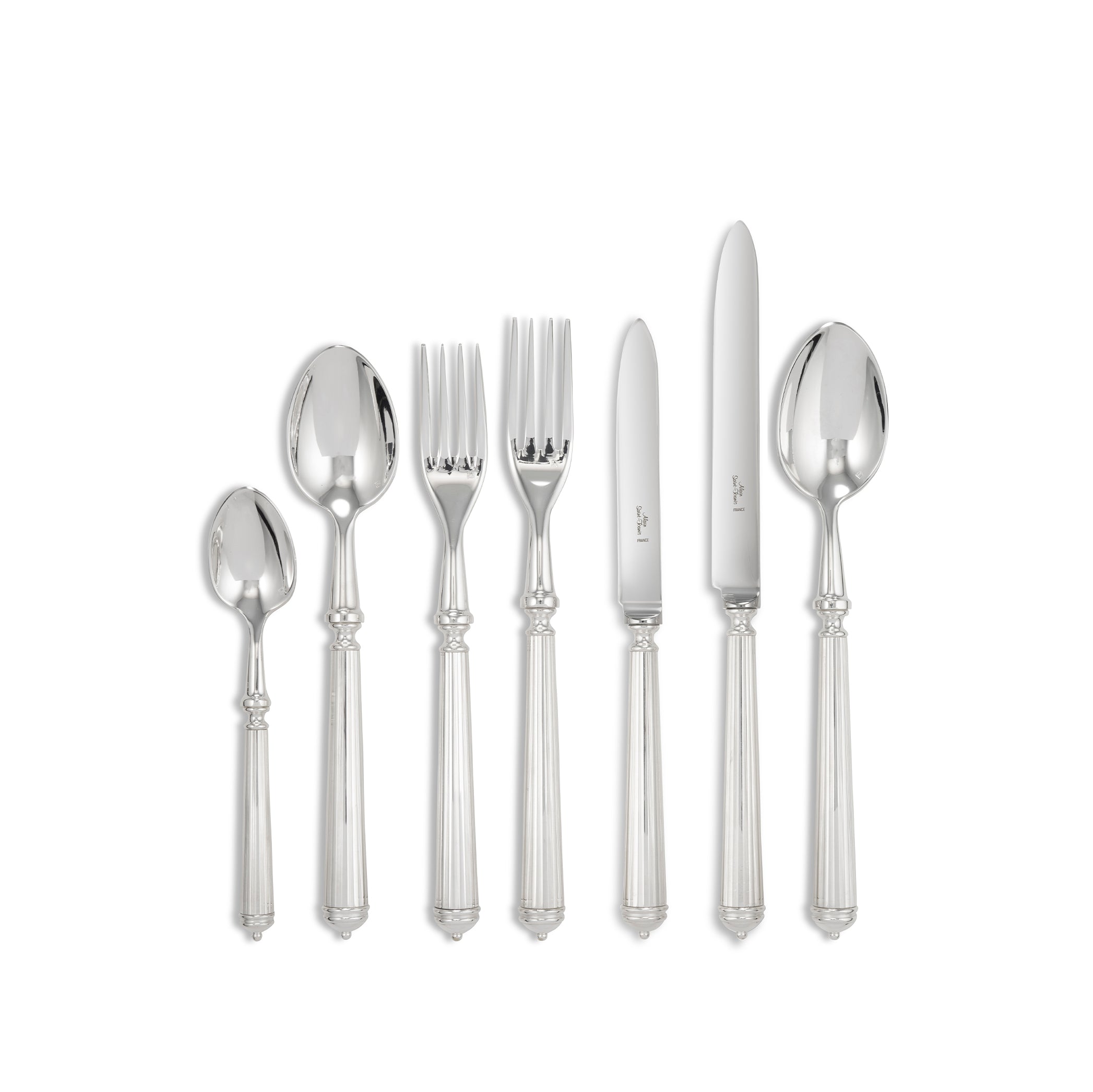 Julia Lignes Silver Plated 7 Piece Cutlery Set