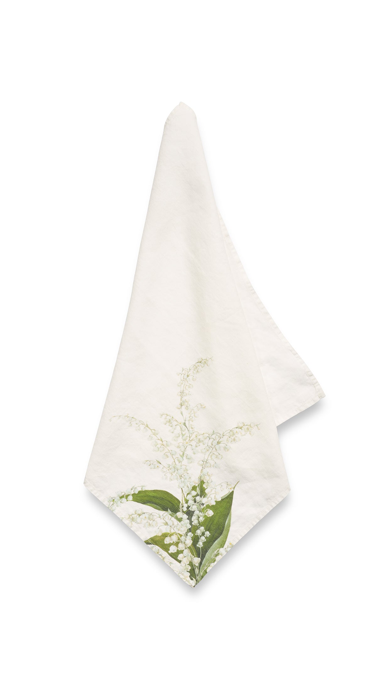 Lily of the Valley 'Muguet' Linen Napkin, 50x50cm