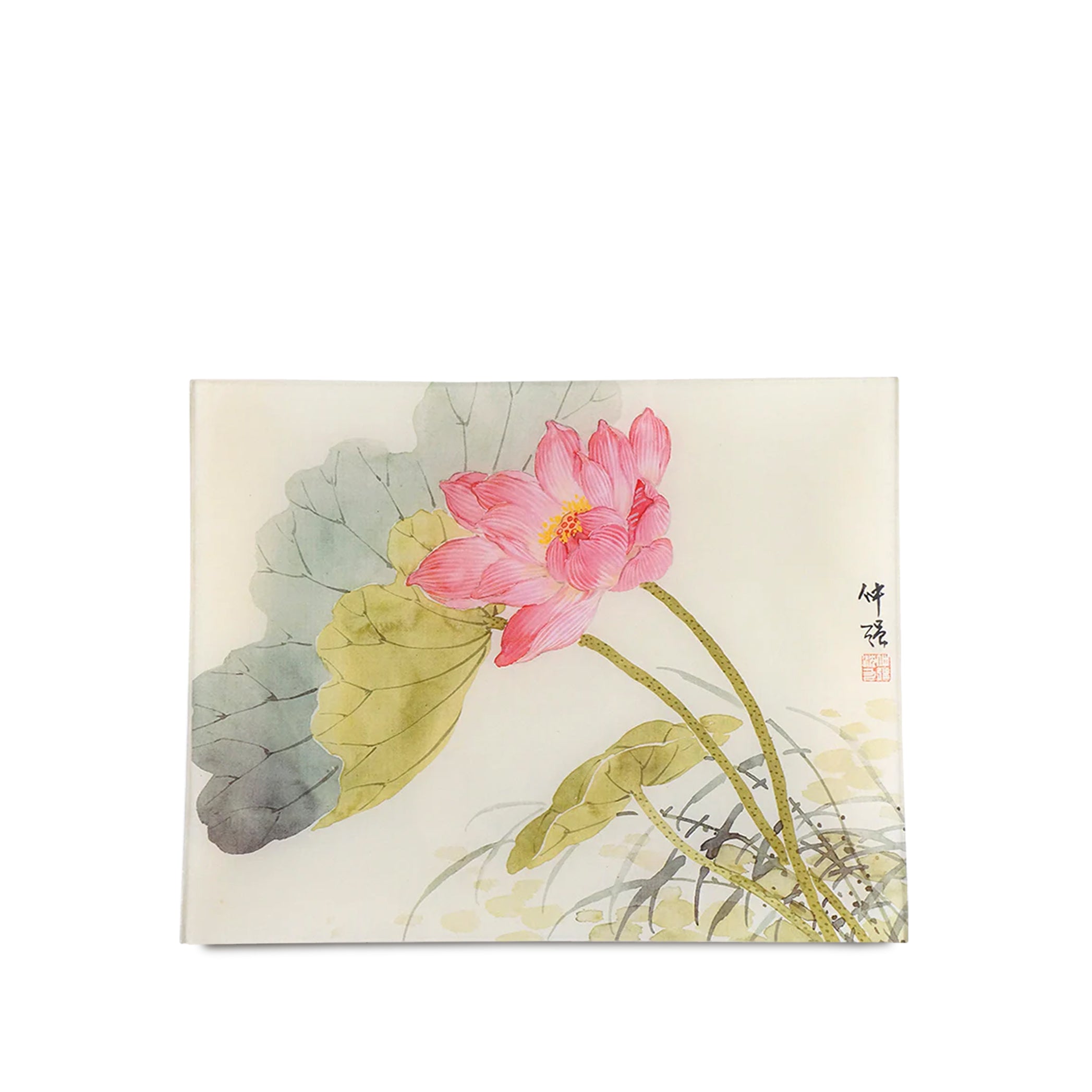 John Derian 'Lily & Leaf' Rectangular Tray, 28 x 35.5cm