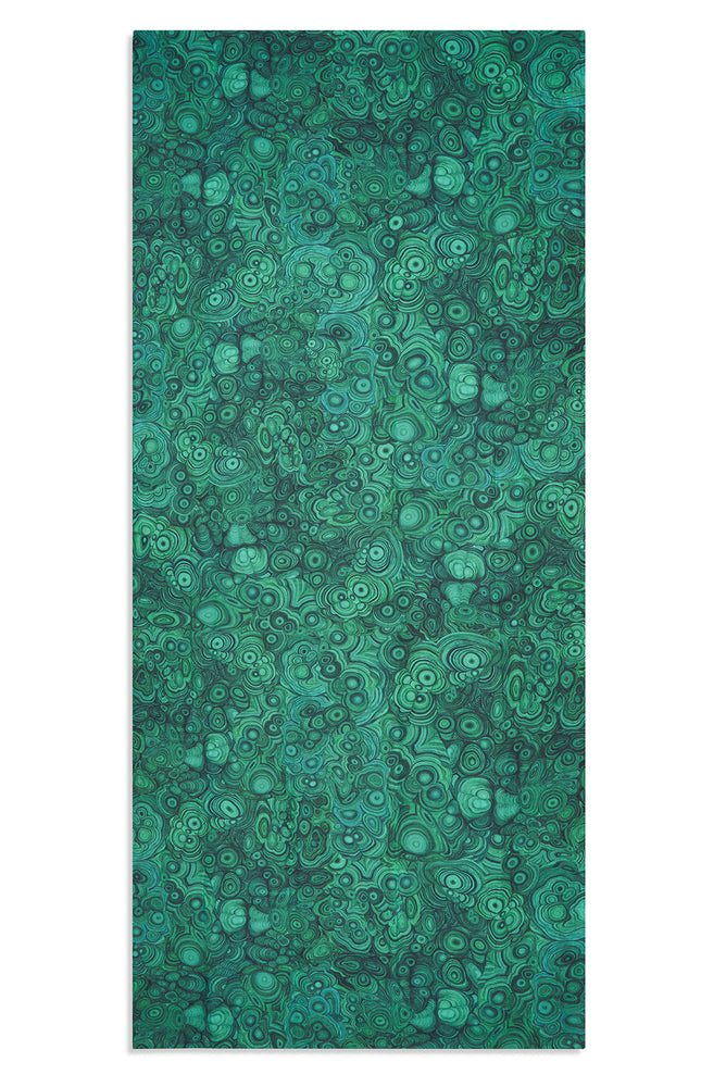 'Malachite' Linen Tablecloth in Emerald Green