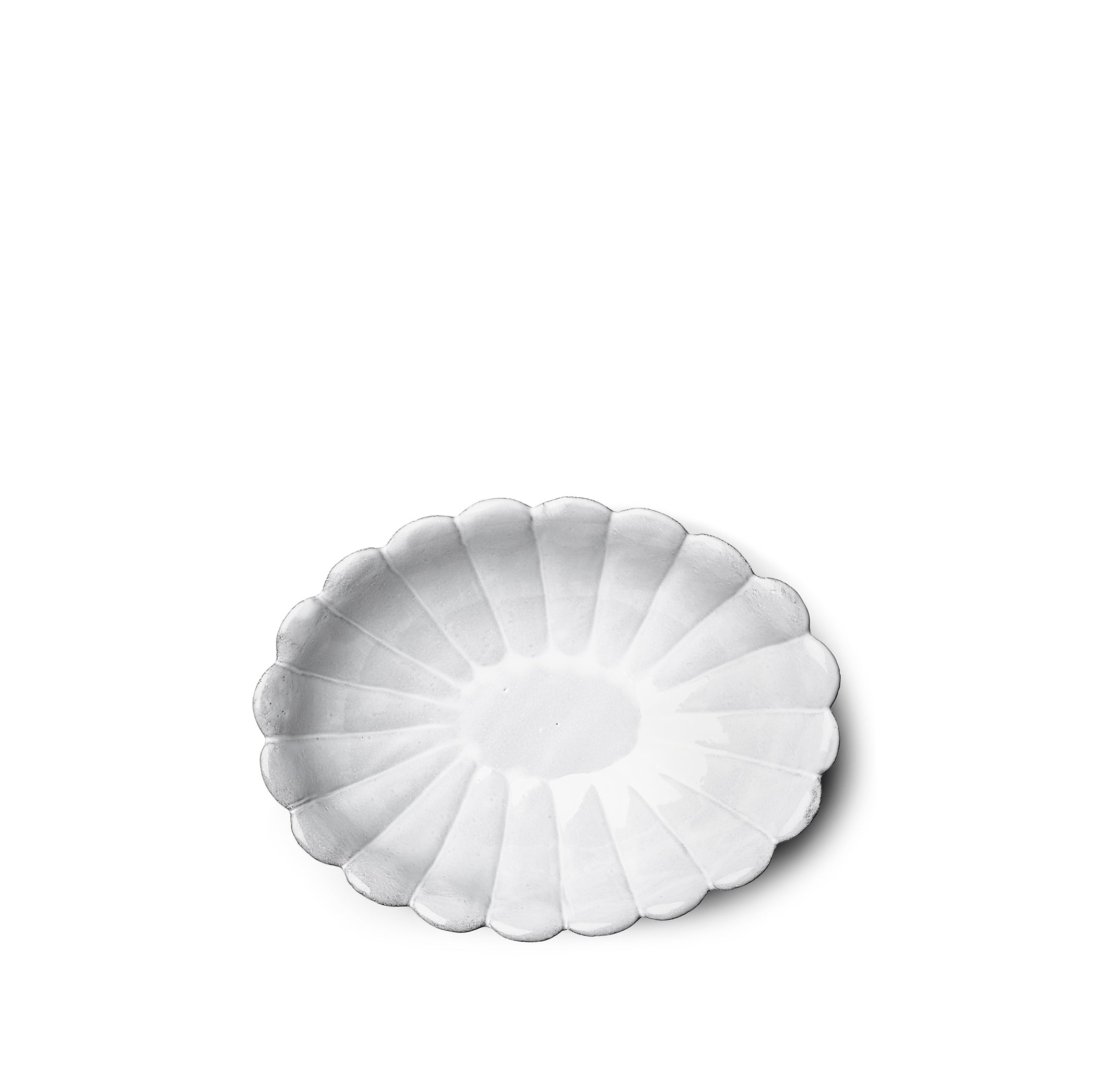 Marguerite Salad Bowl with Low Stand by Astier de Villatte, 33cm