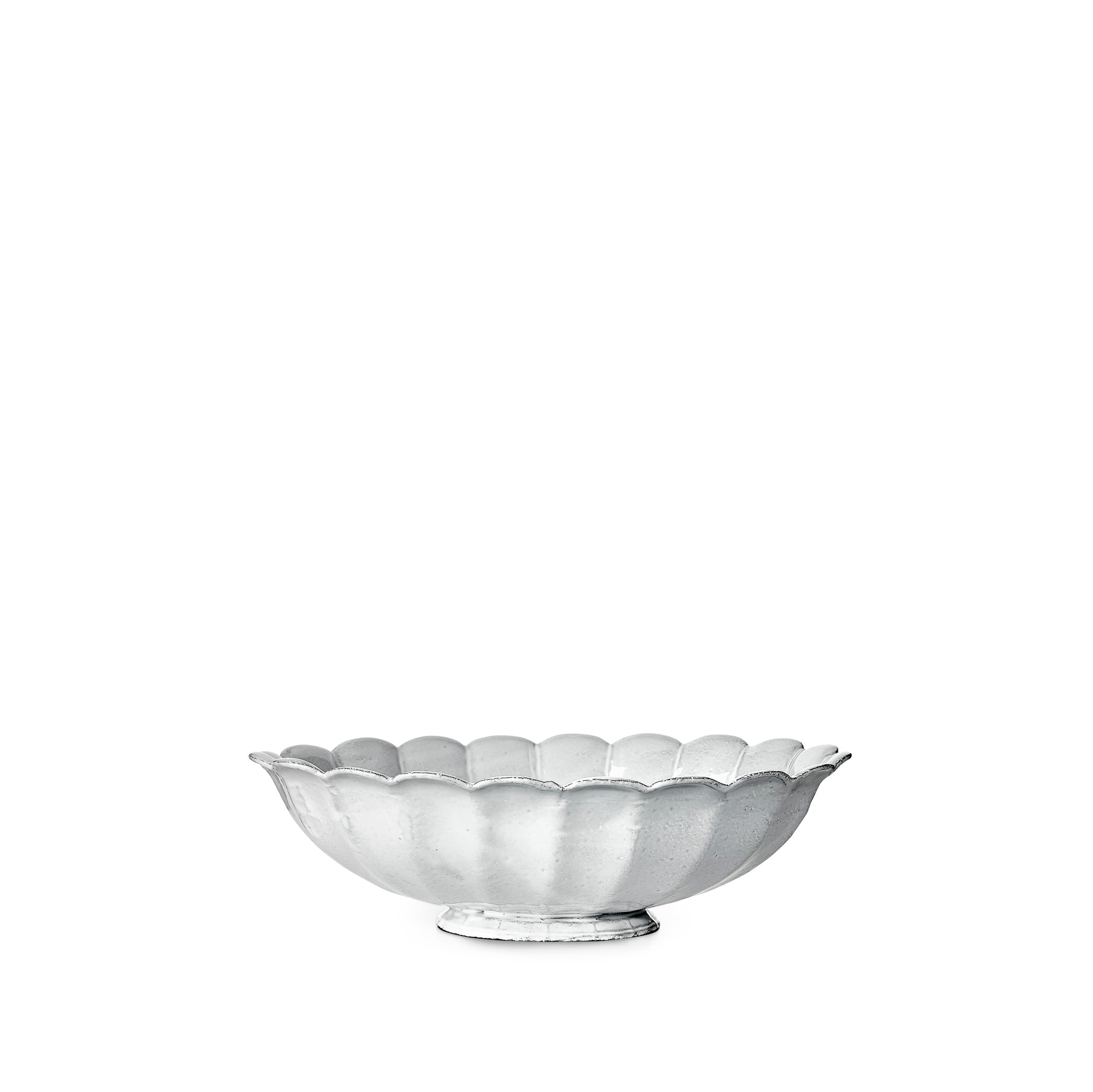 Marguerite Salad Bowl with Low Stand by Astier de Villatte, 33cm