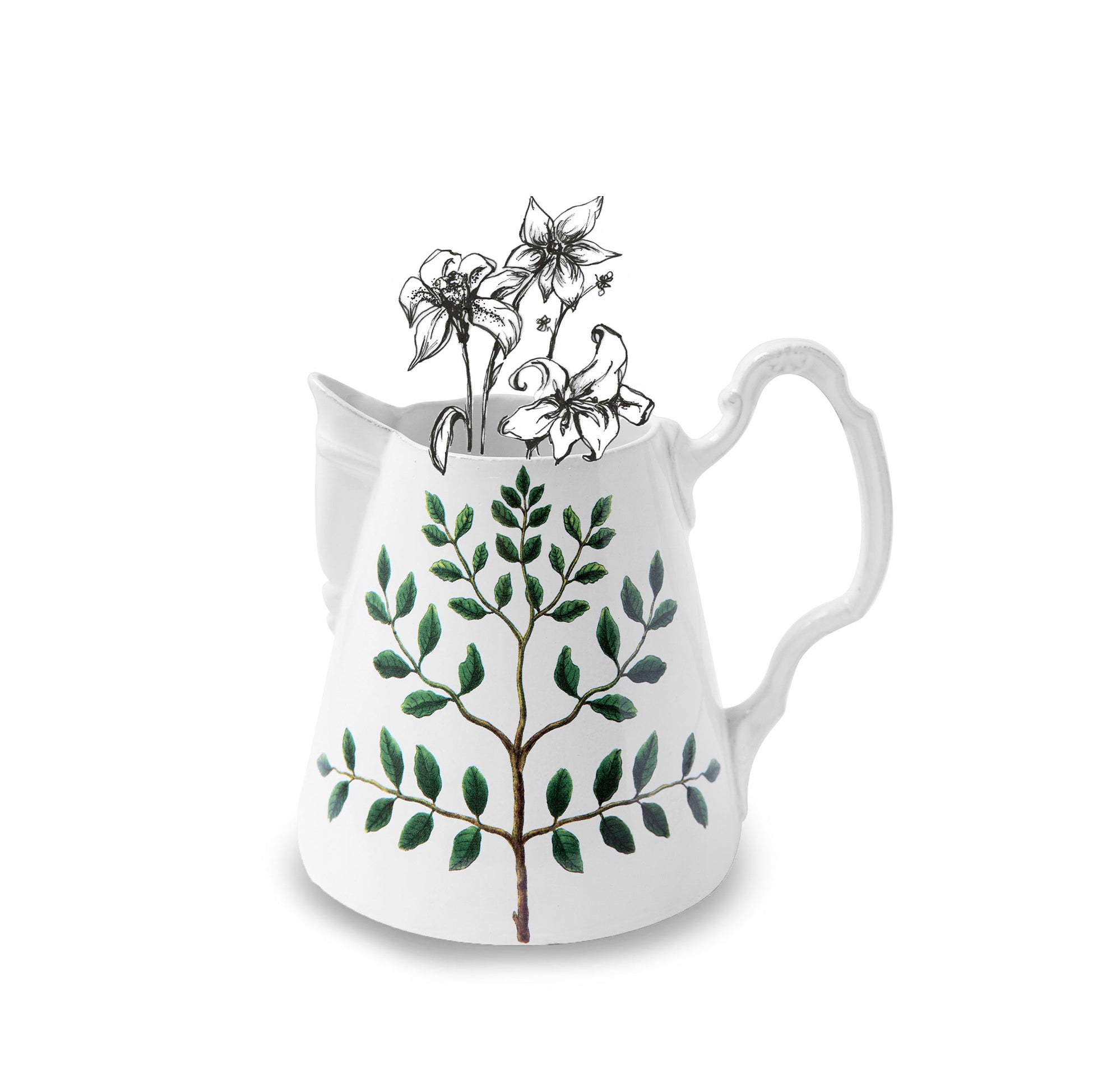 Medium Indigofera Colutea Pitcher by Astier De Villatte