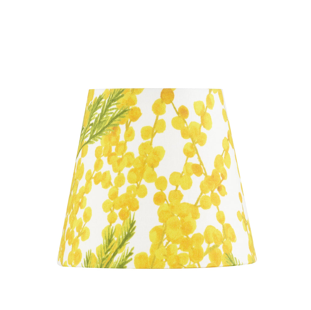 'Mimosa' Linen French Drum Lampshade, 13cm