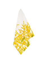 'Mimosa' Linen Napkin in Yellow, 50x50cm