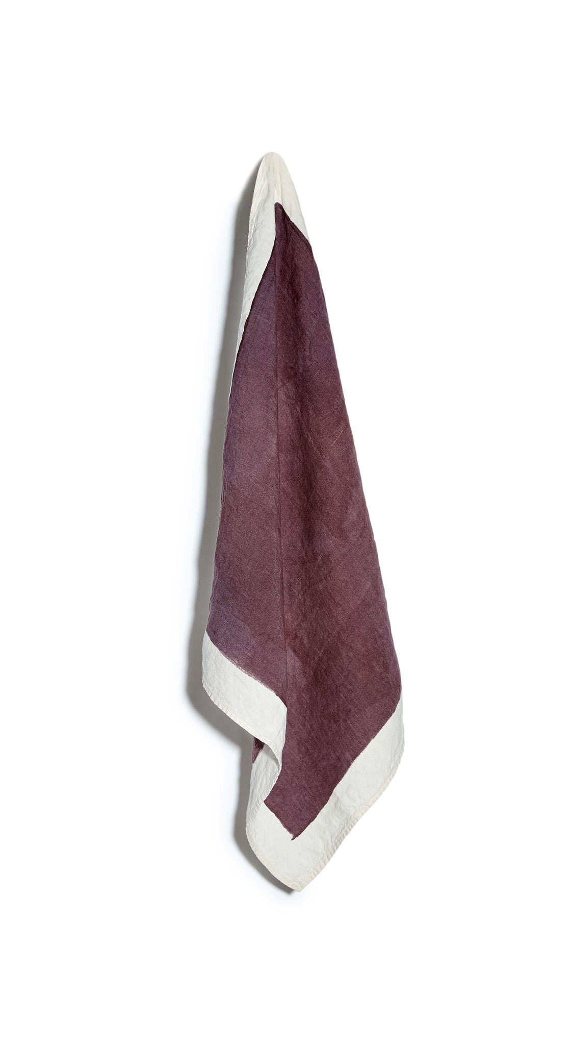 'Full Field' Linen Napkin in Grape Purple, 50x50cm