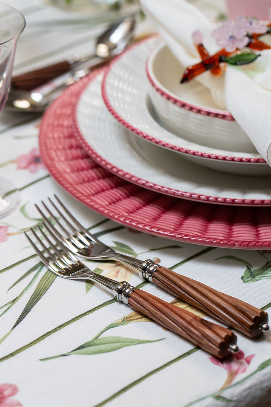 Montana Rosewood & Stainless Steel 7 Piece Cutlery Set