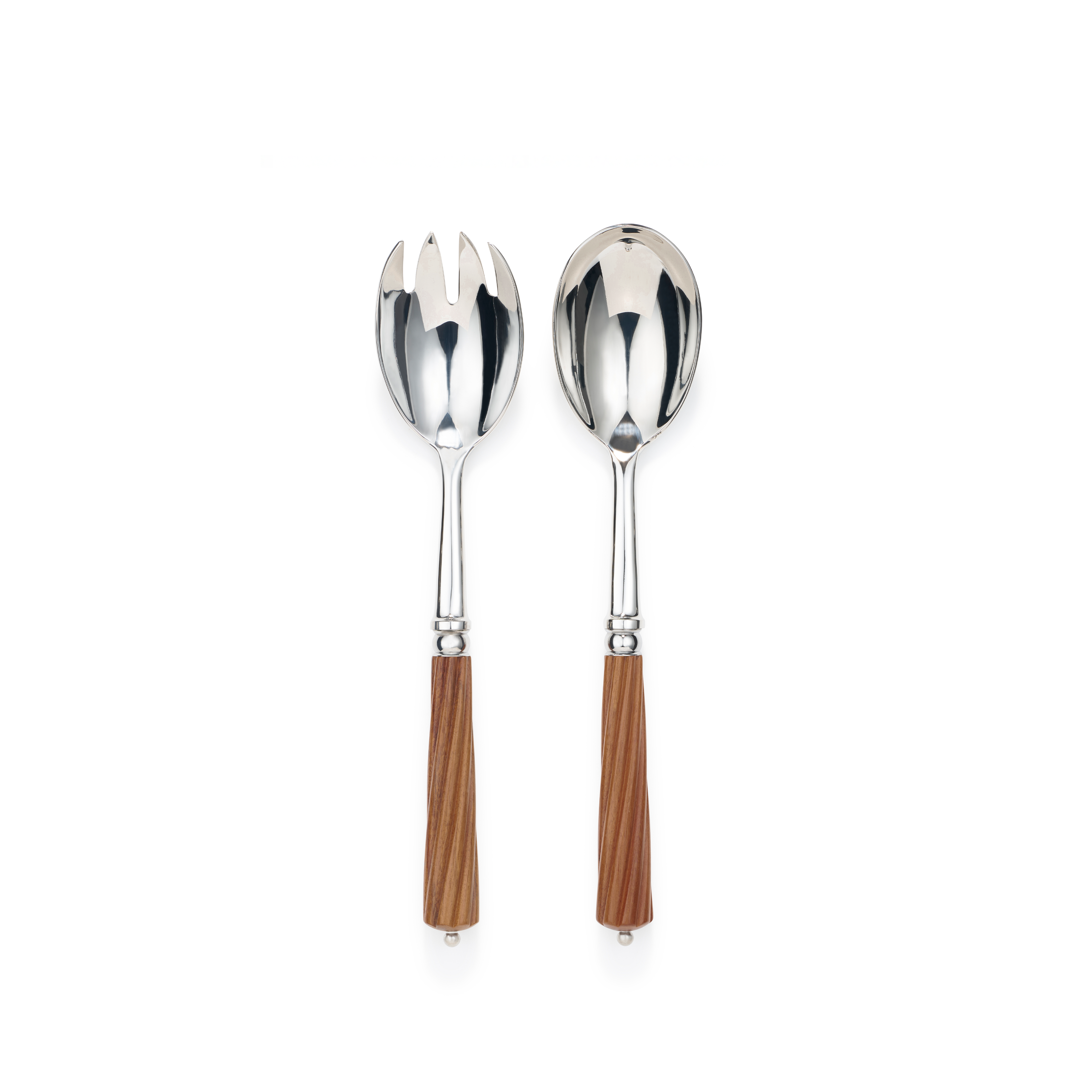 Montana Rosewood Stainless Salad Serving Set