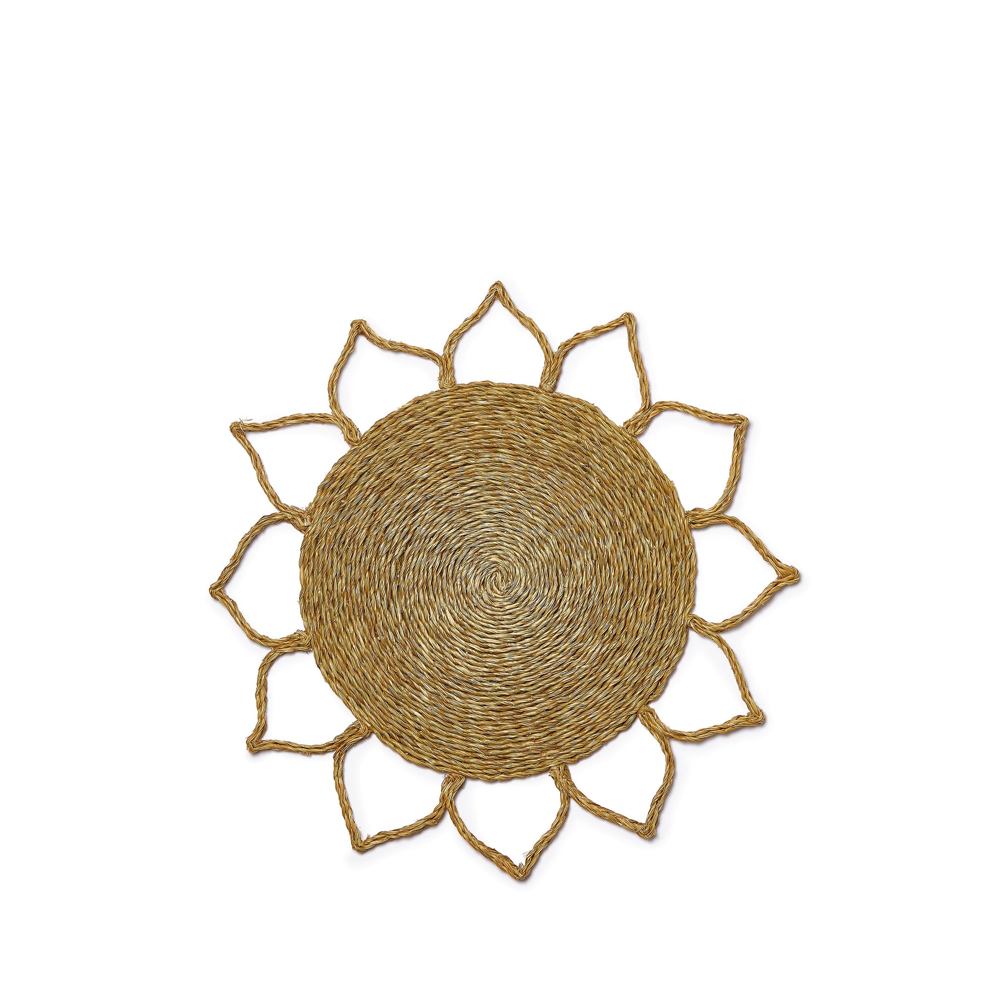 'Petal' Placemat in Natural, 36cm