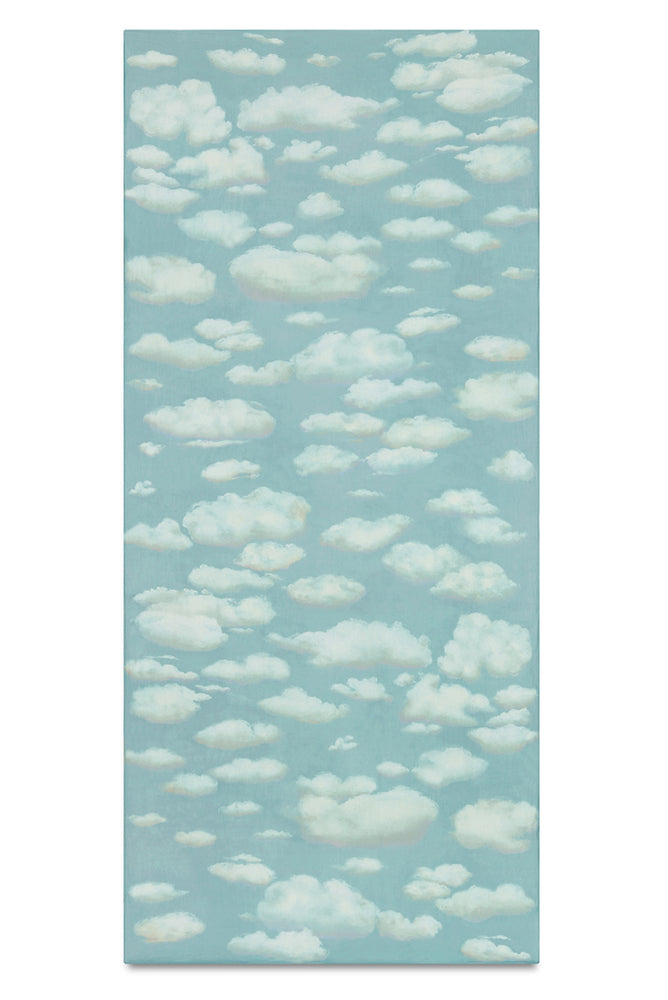 'Nuages' Cloud Linen Tablecloth in Blue