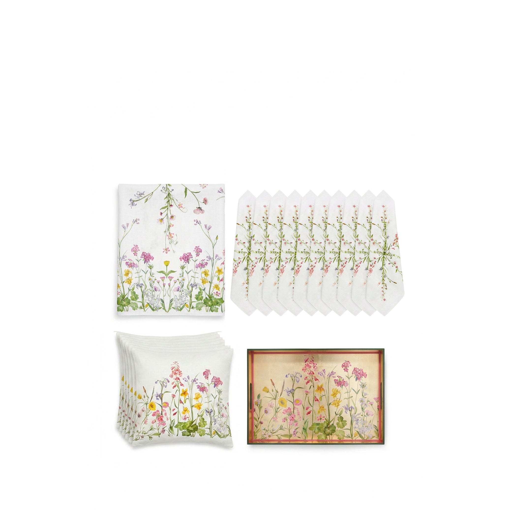 ‘Our June’ Tablescape Bundle - Table for 10 (380cm tablecloth)