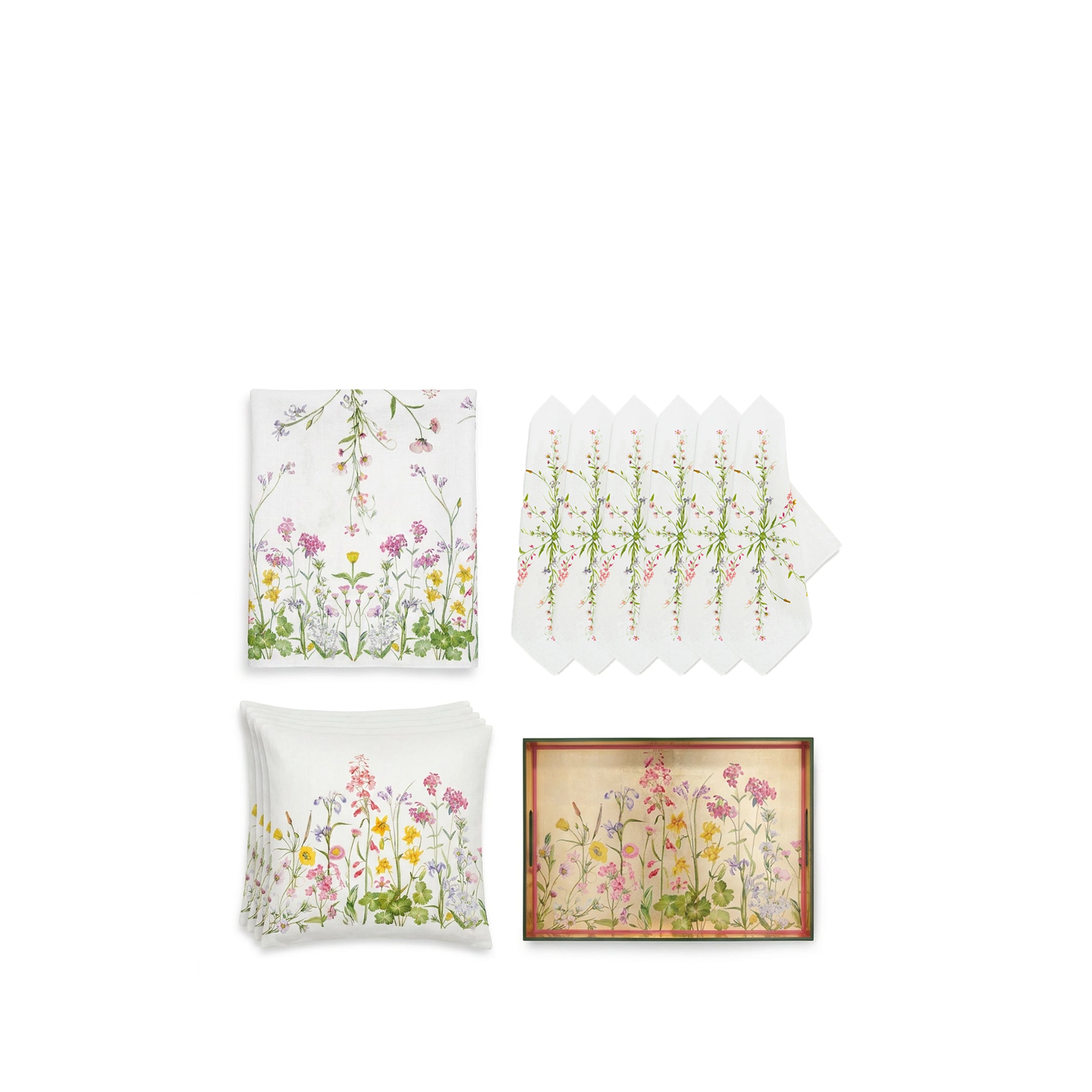 'Our June' Tablescape Bundle - Table for 6 (250cm tablecloth)