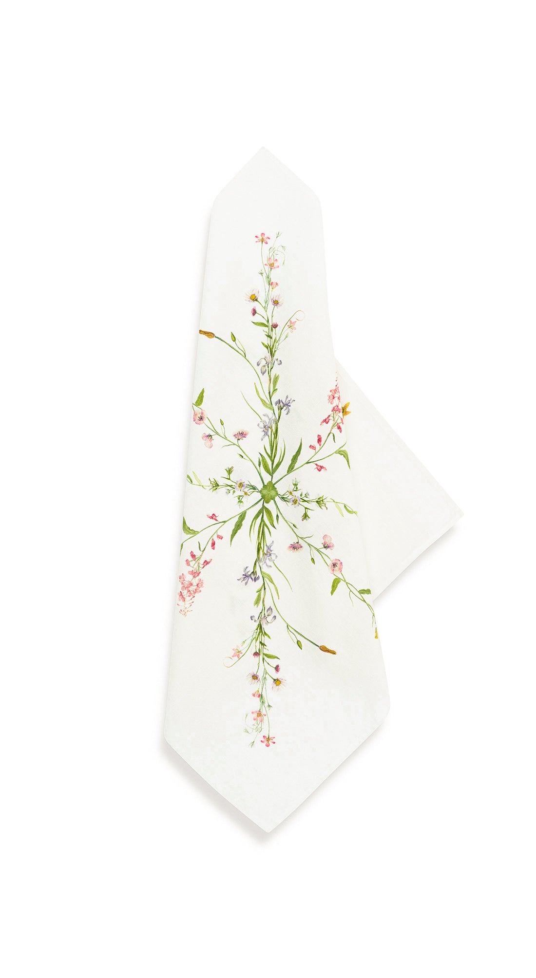 'Our June' Floral Linen Napkin, 50x50cm