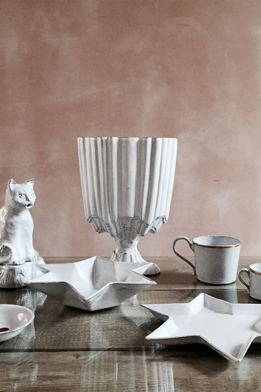 Rocaille Vase by Astier de Villatte, 28cm