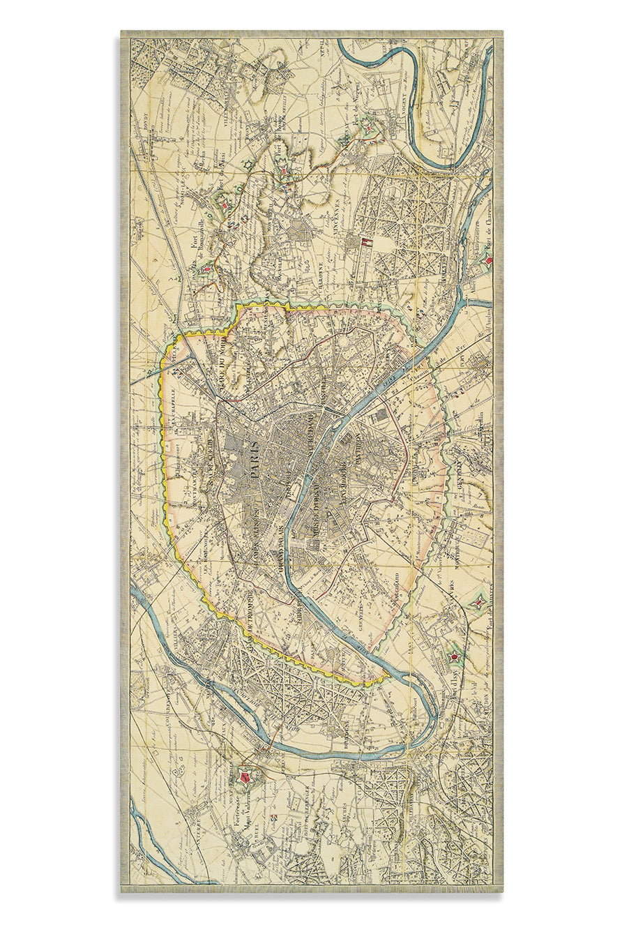 'Paris Map' Linen Tablecloth