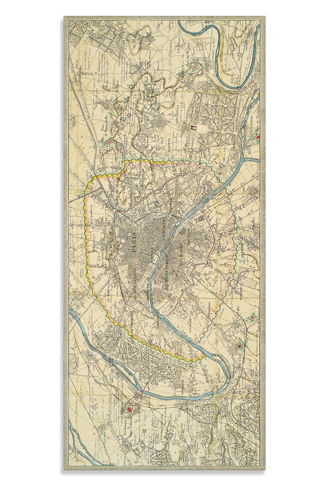 'Paris Map' Linen Tablecloth