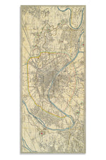 'Paris Map' Linen Tablecloth