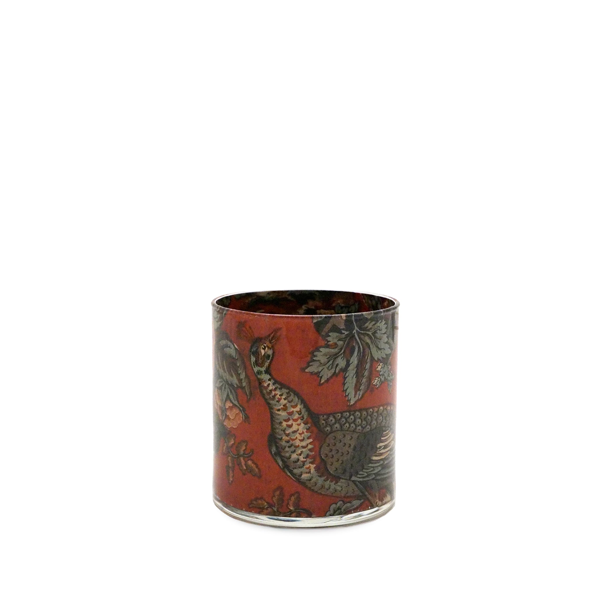 John Derian Peacock Chintz Desk Cup, 10cm