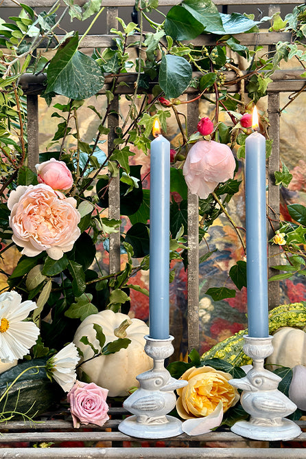 S&B Set of 2 Straight Candles in Pink, 25cm