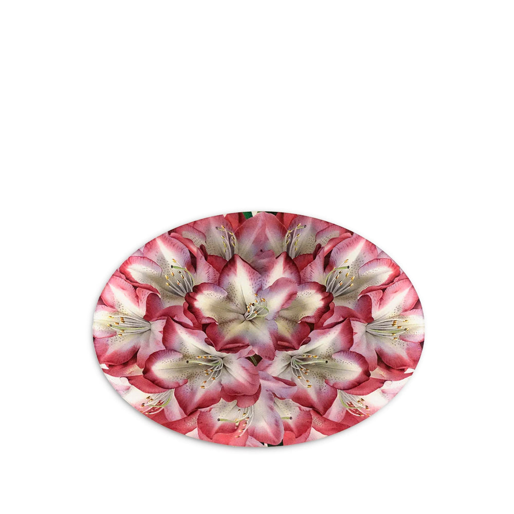 John Derian 'Rhododendron Princess of Wales' Oval Tray, 33 x 45.5cm