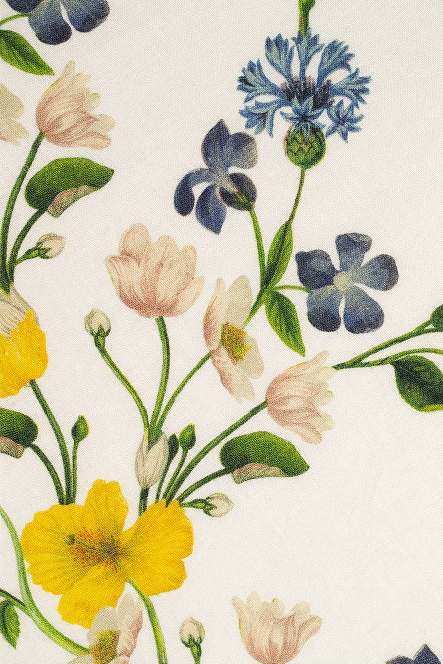 S&B x John Derian 'Botanical Wildflower' Linen Tablecloth