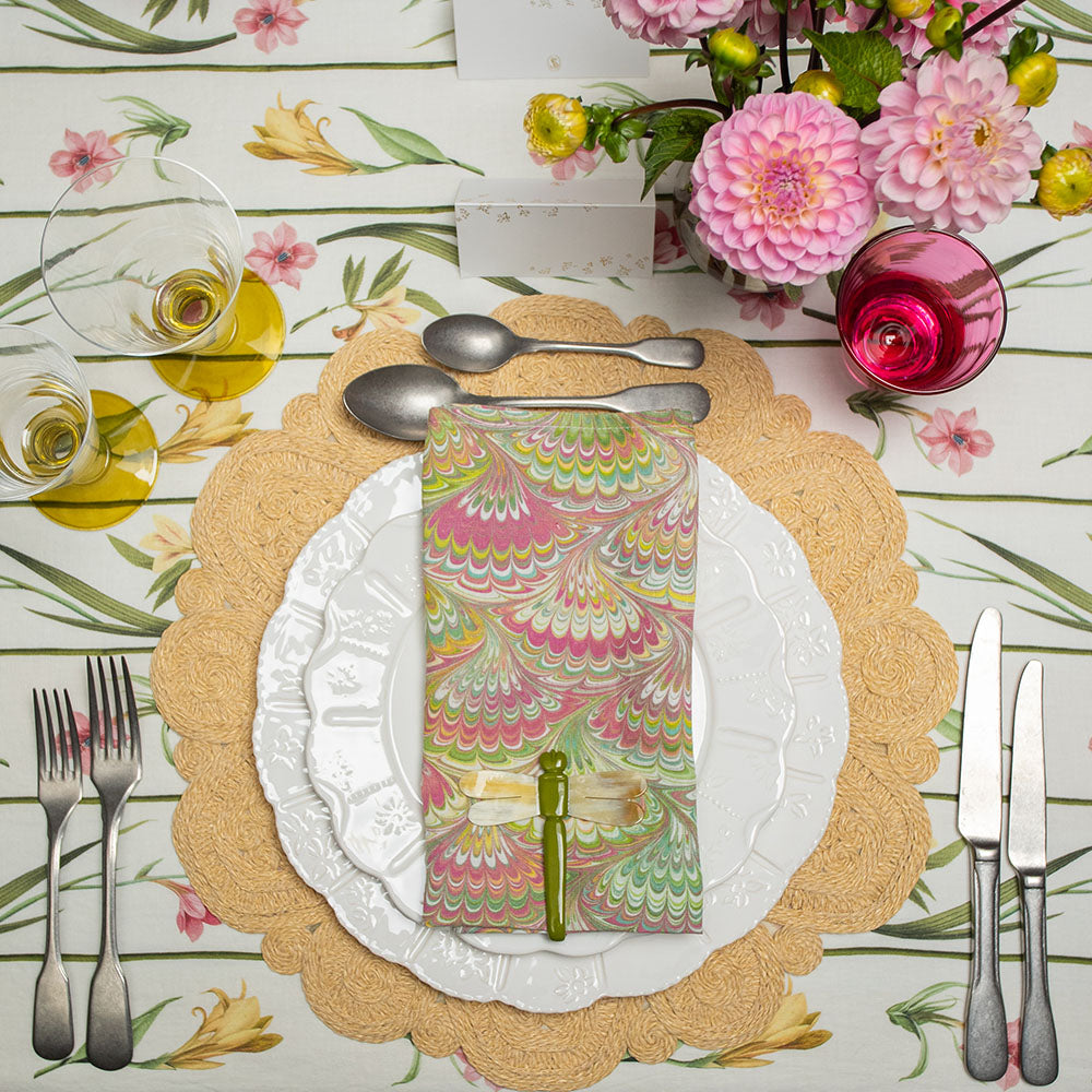S&B Dragonfly Green Napkin Clip