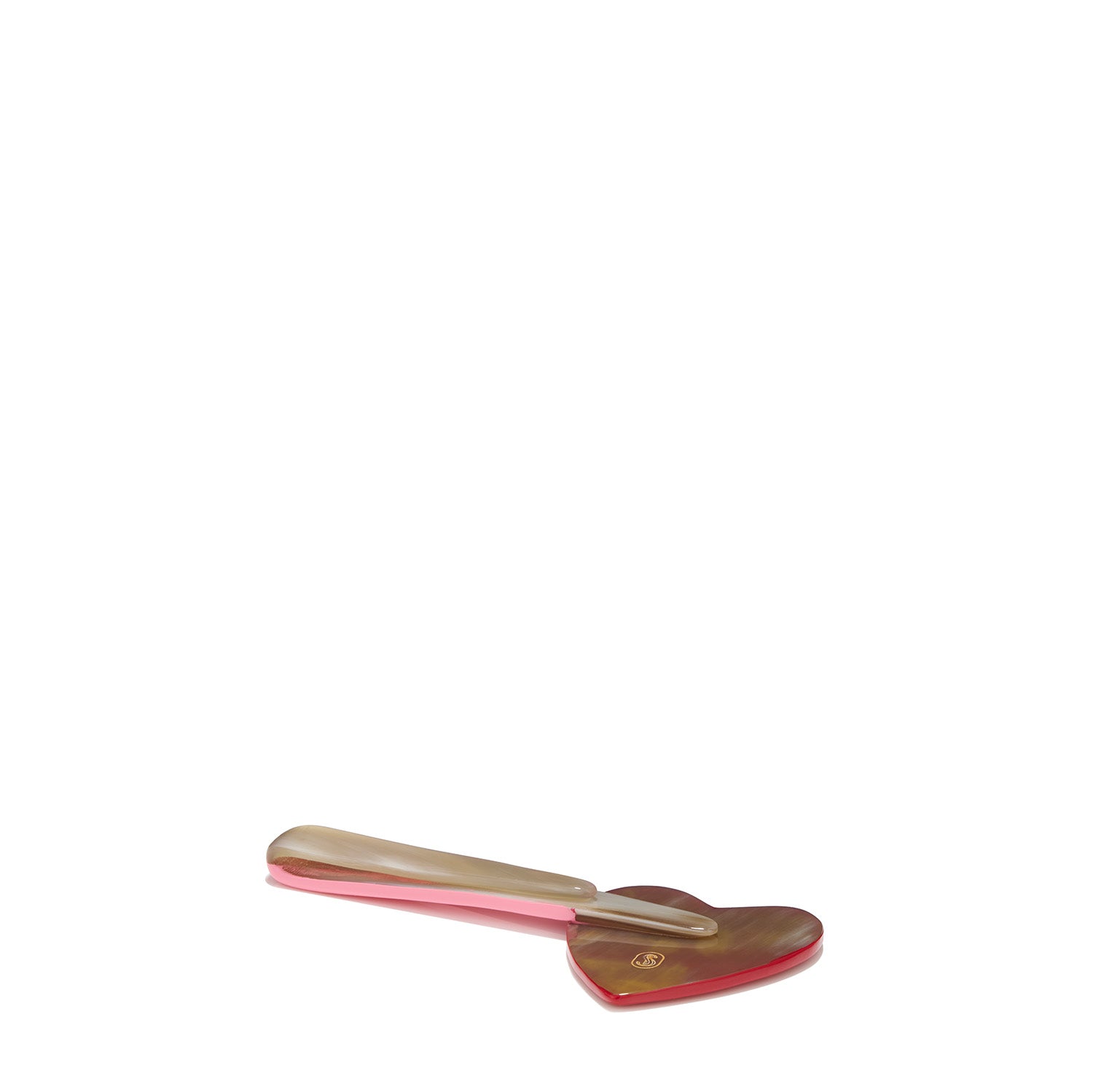 S&B Red Heart Pink Napkin Clip