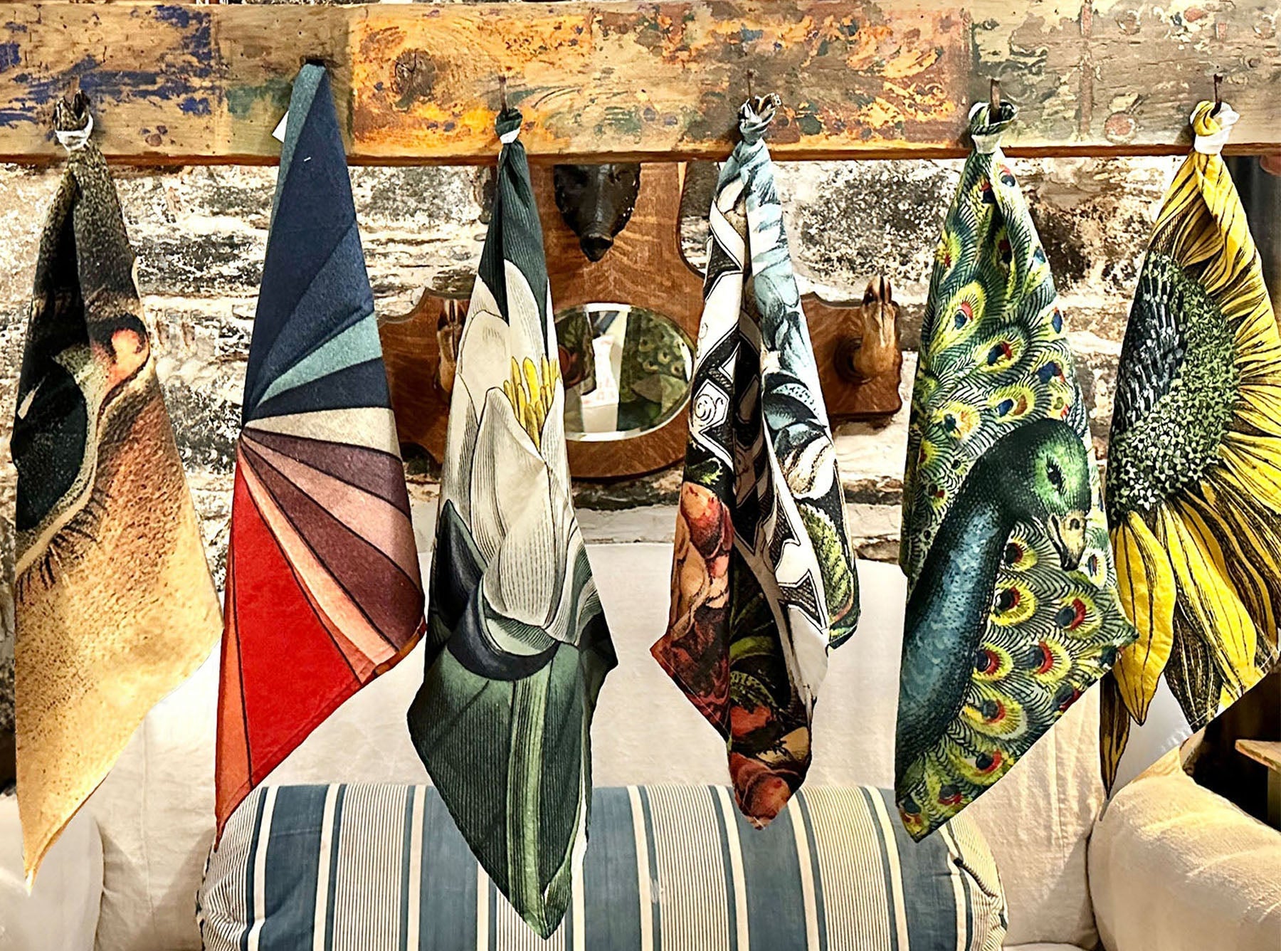 Set of 6 S&B x John Derian Mix Linen Napkins, 50x50cm