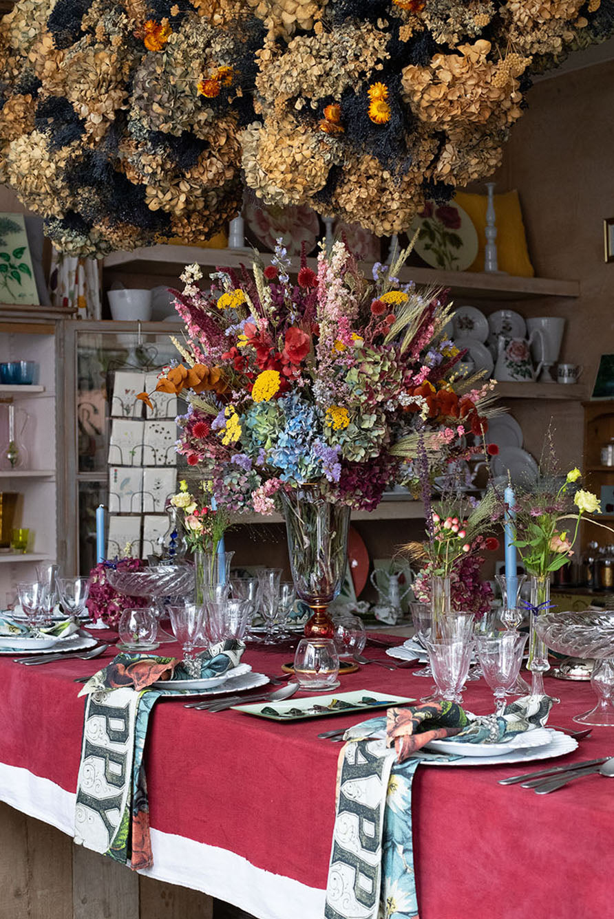 Set of 6 S&B x John Derian Mix Linen Napkins, 50x50cm