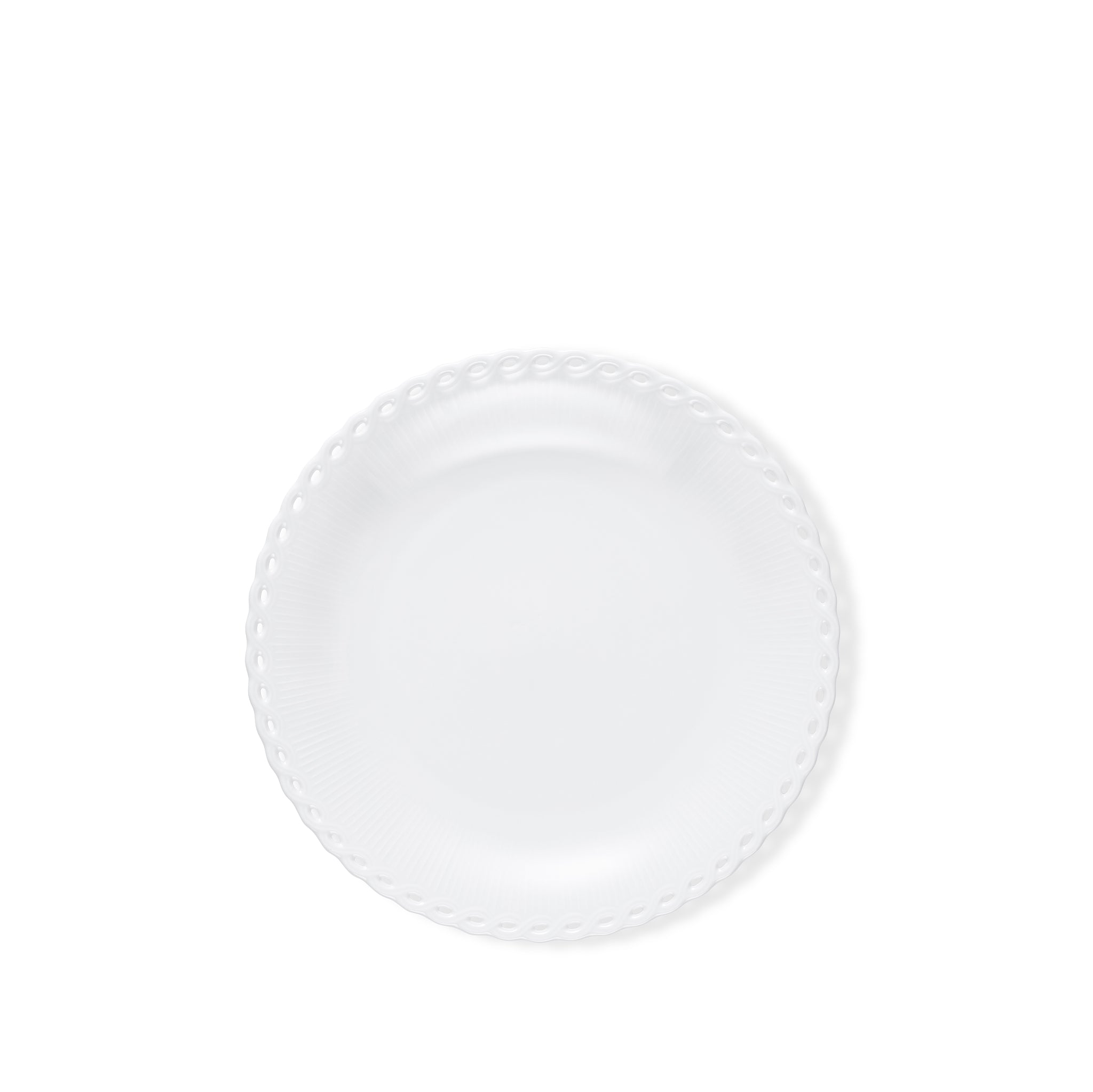 Seraphine Openwork Rim Fine Porcelain Dinner Plate, 26cm