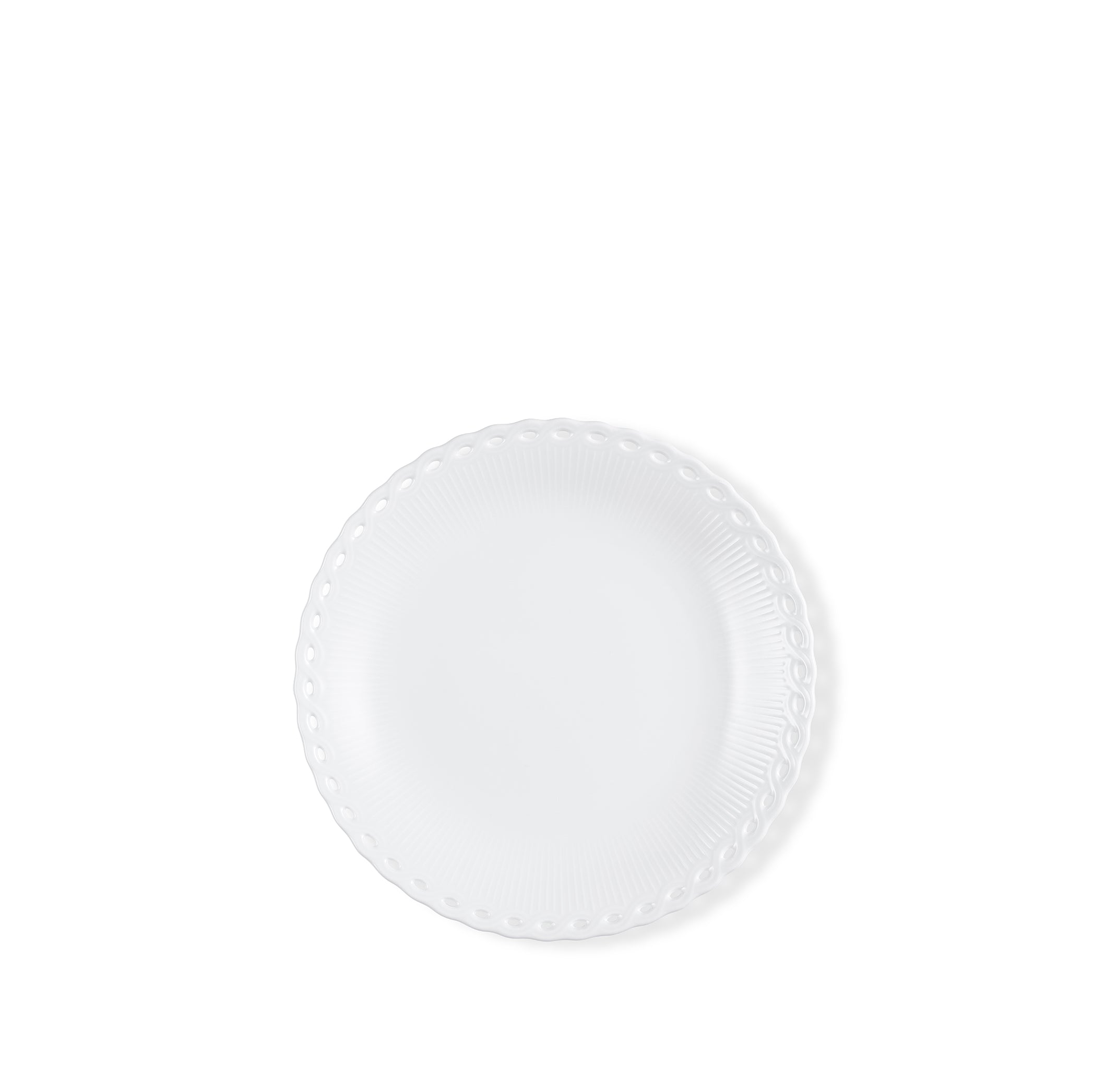 Seraphine Openwork Rim Fine Porcelain Side/Dessert Plate, 20cm