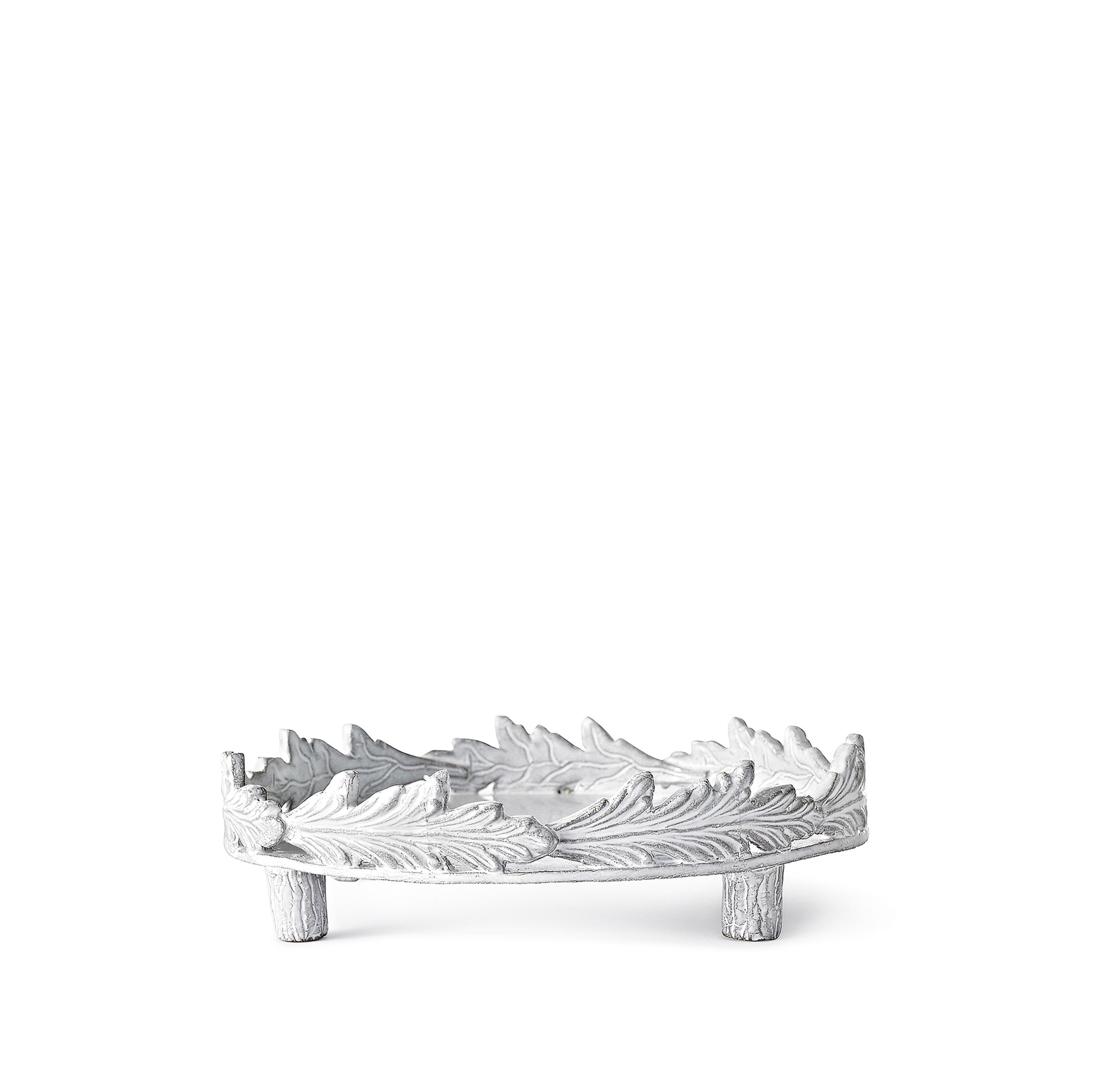 Setsuko Round Leaf Platter with Feet by Astier de Villatte, 28.5cm