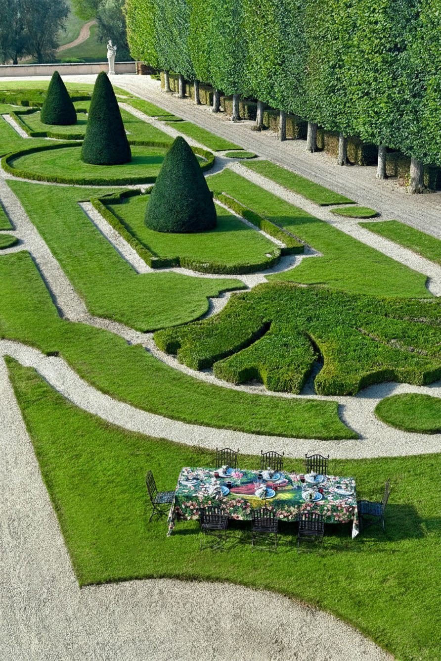 S&B x John Derian 'Sleeping Beauty' Linen Napkin 50x50cm