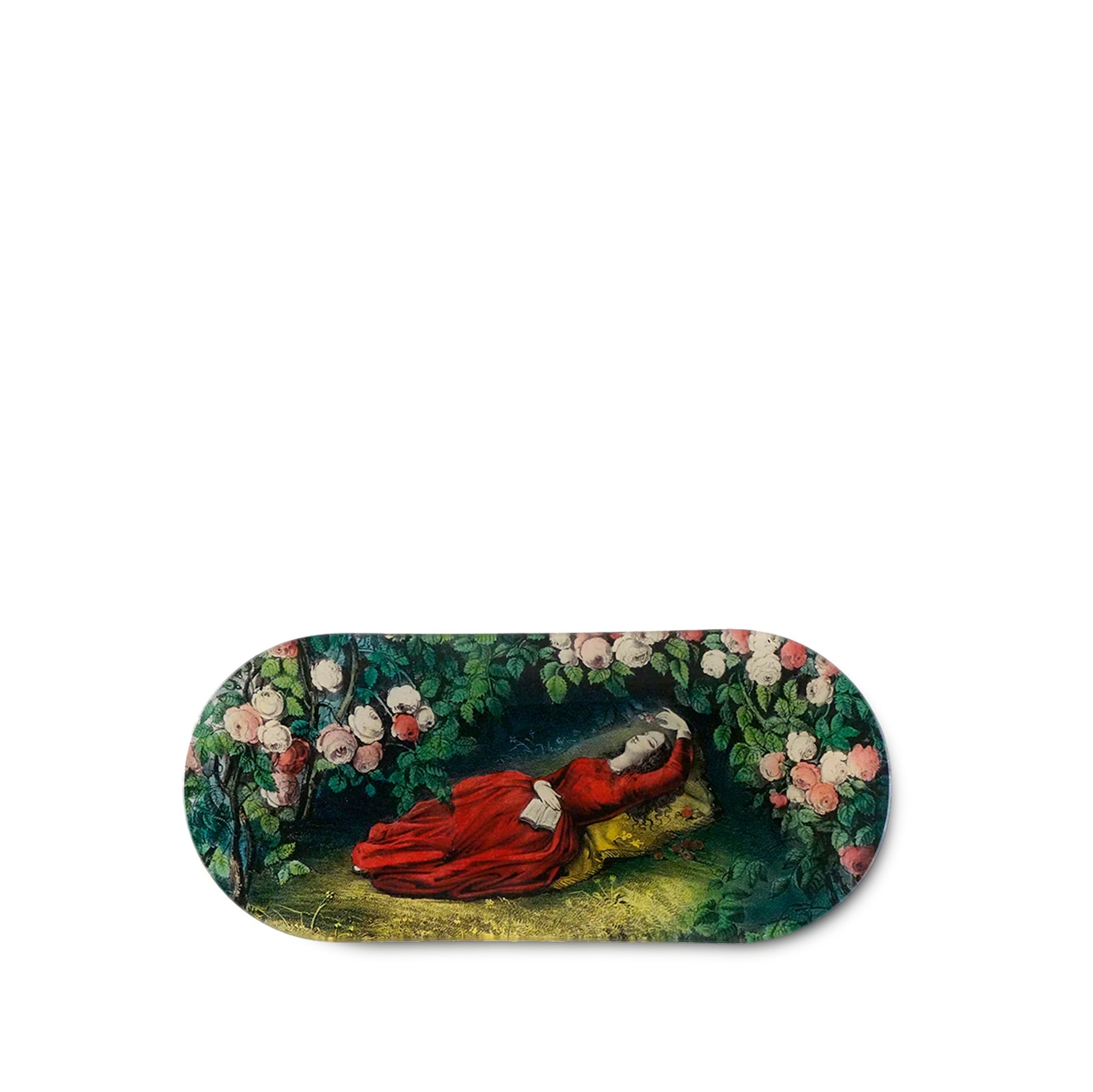 John Derian 'Sleeping Beauty' Oblong Tray, 15 x 30cm