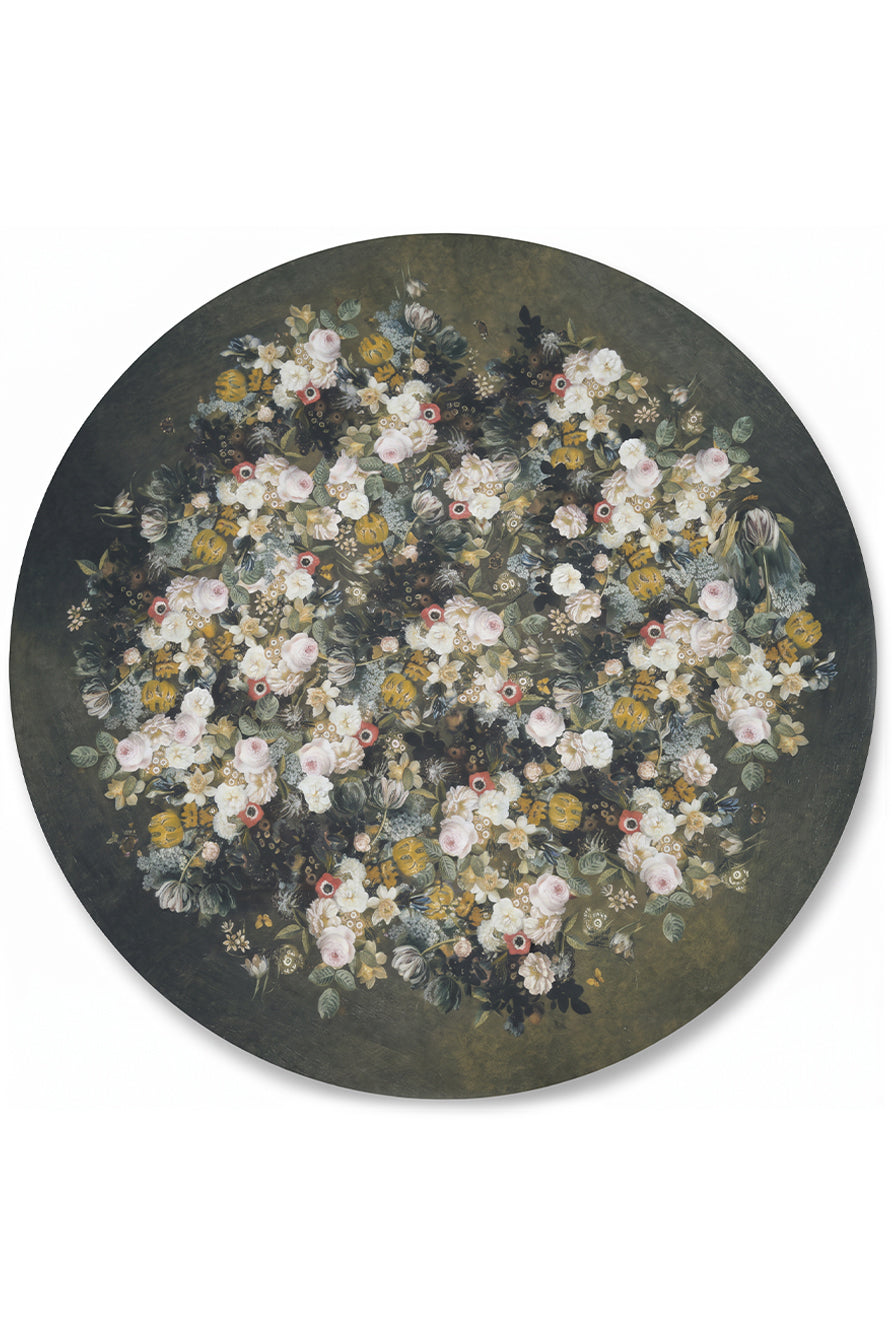 'Still Life 1815' Round Linen Tablecloth, 260cm