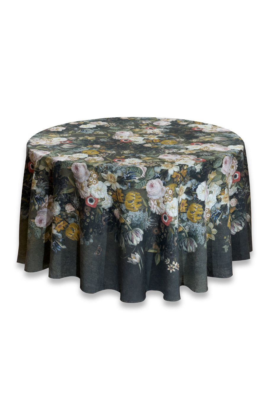 'Still Life 1815' Round Linen Tablecloth, 260cm