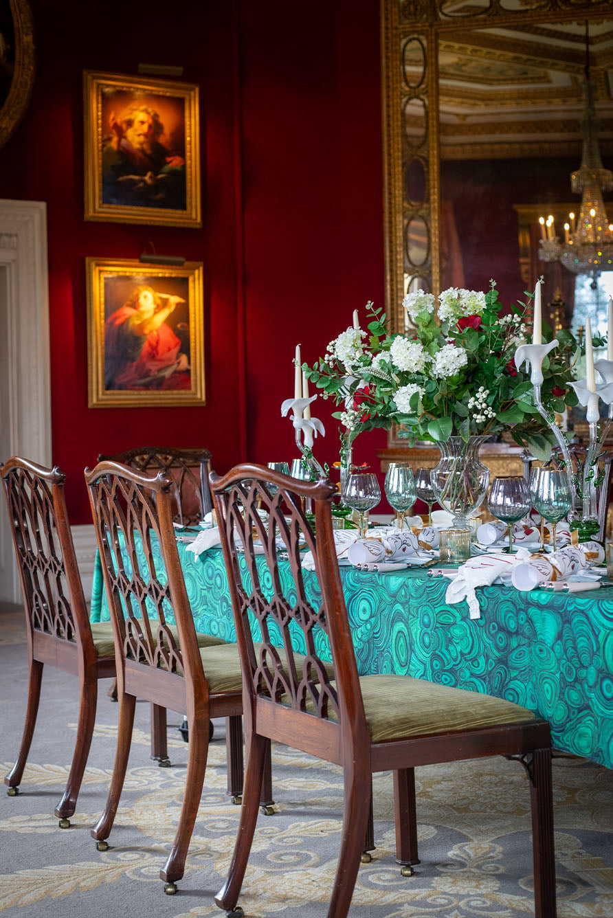 Tall Aurora Clear Handblown Glass Vase On Stand, 33cm