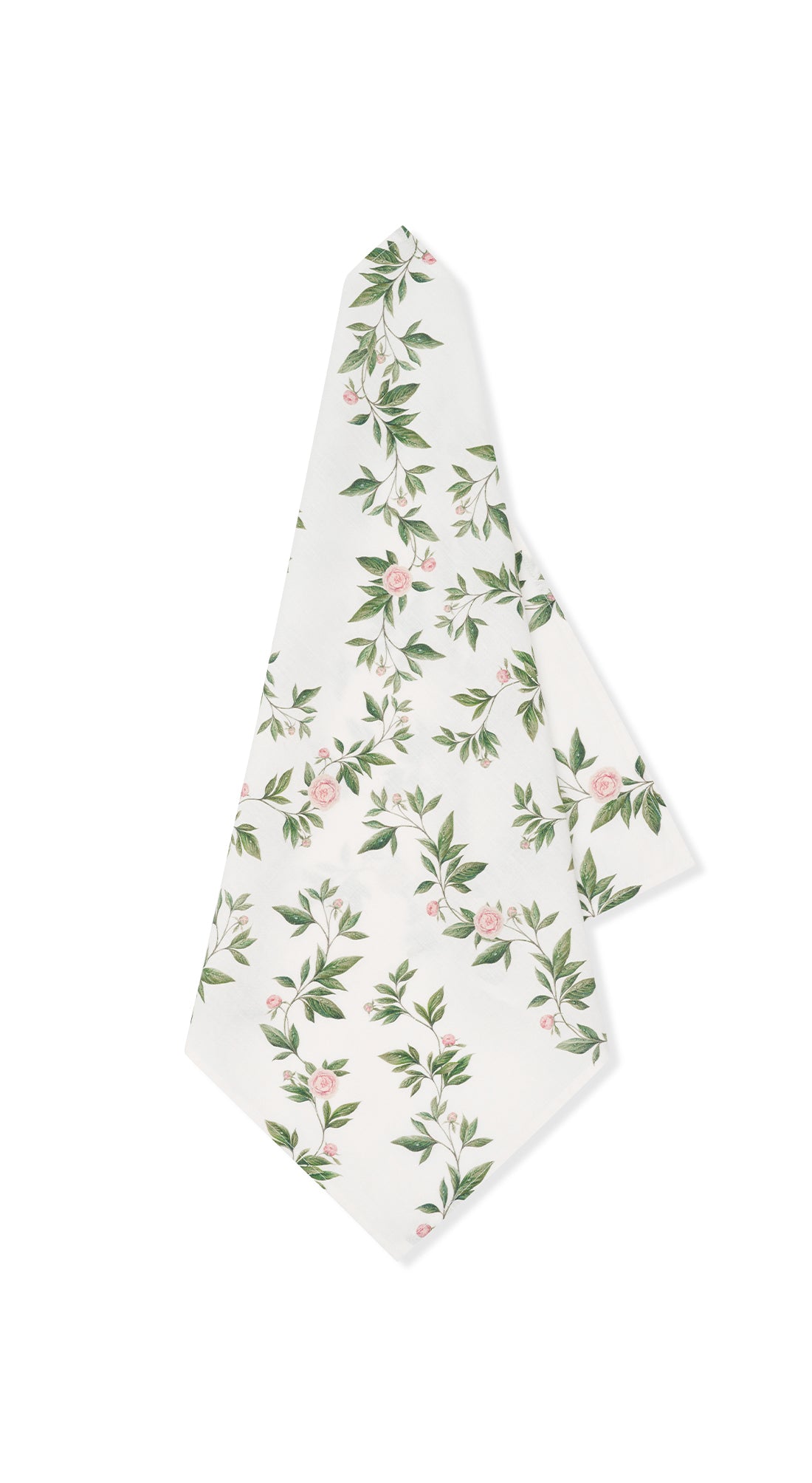 'Trailing Peony' Linen Napkin, 50x50cm
