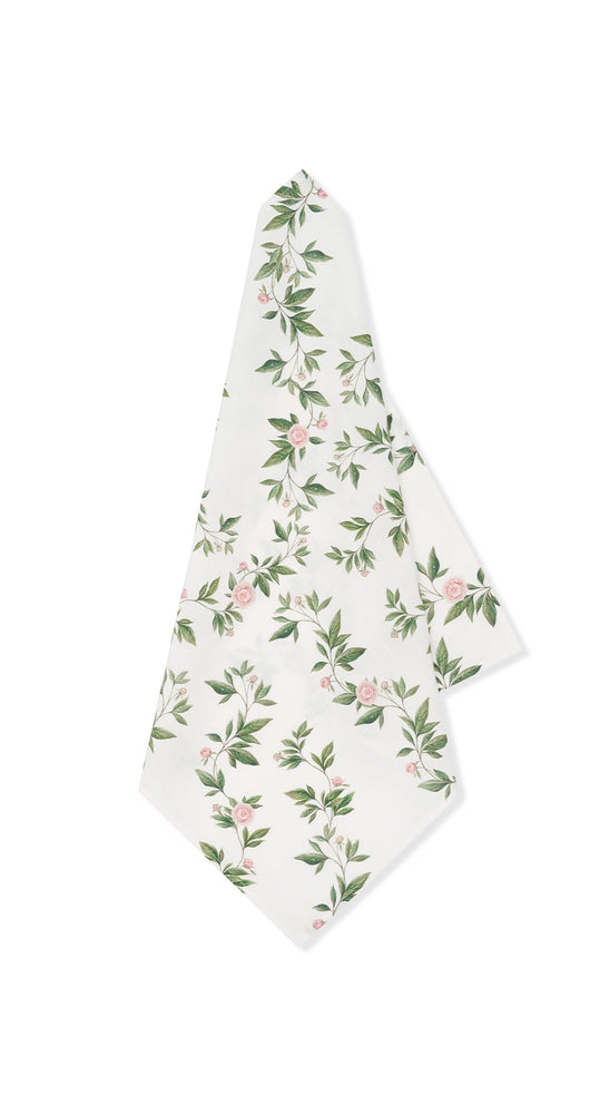 'Trailing Peony' Linen Napkin, 50x50cm