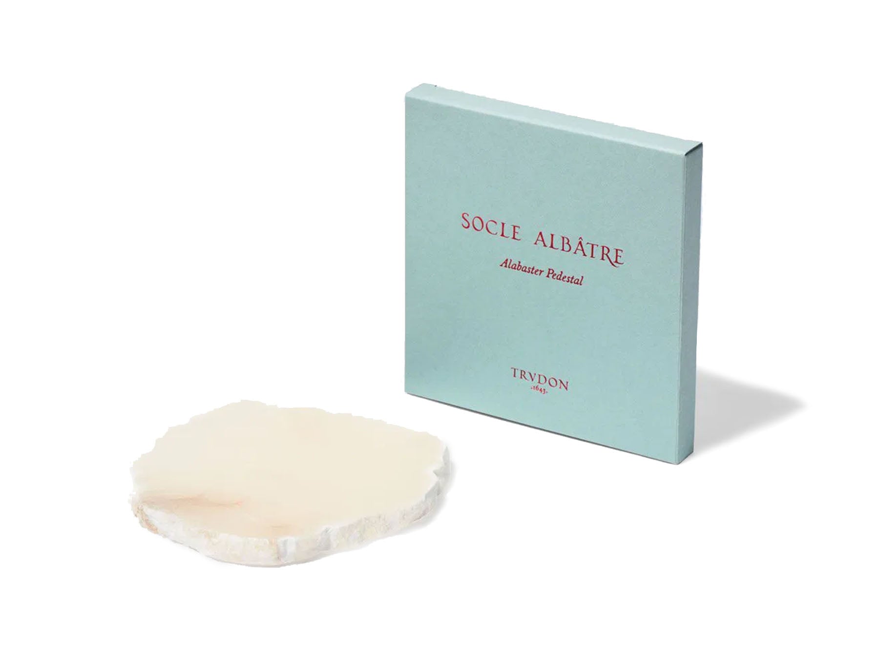 Alabaster Pedestal Candle Accessory by Trudon
