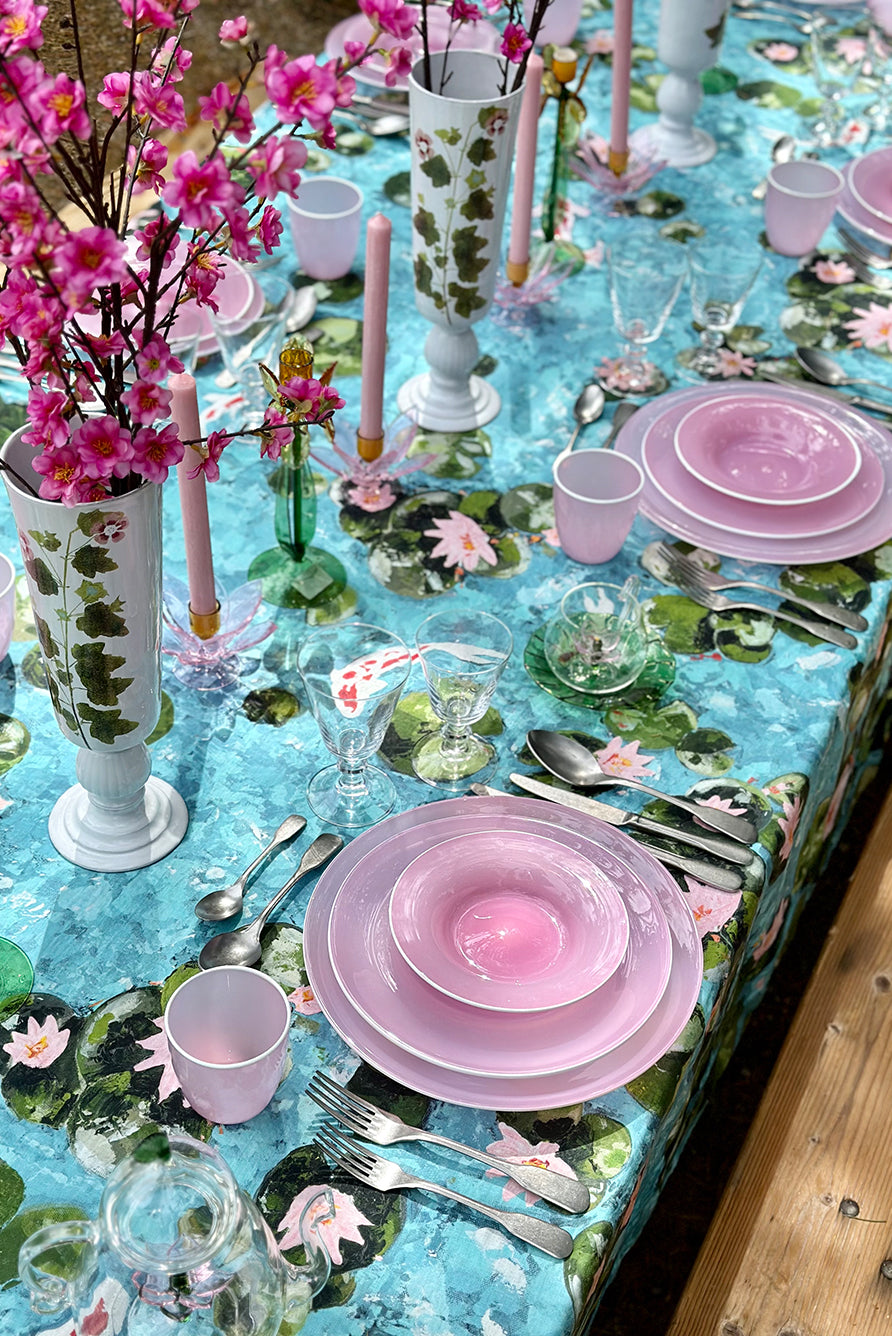 S&B x Casarialto: Handblown Murano Glass Lotus Teapot in Pink