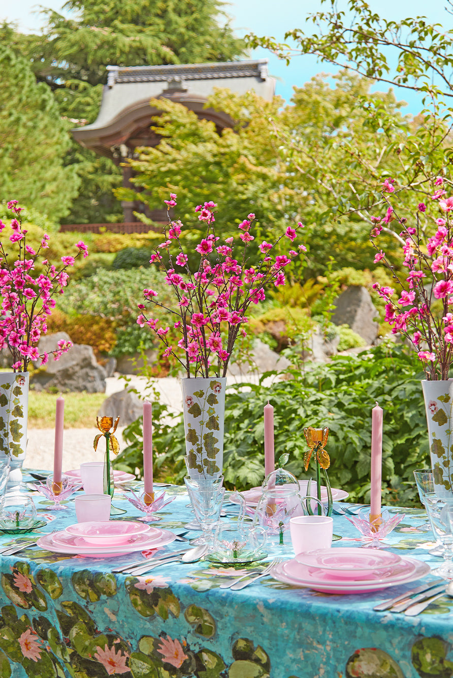 'Waterlily' Linen Napkin, 50x50cm