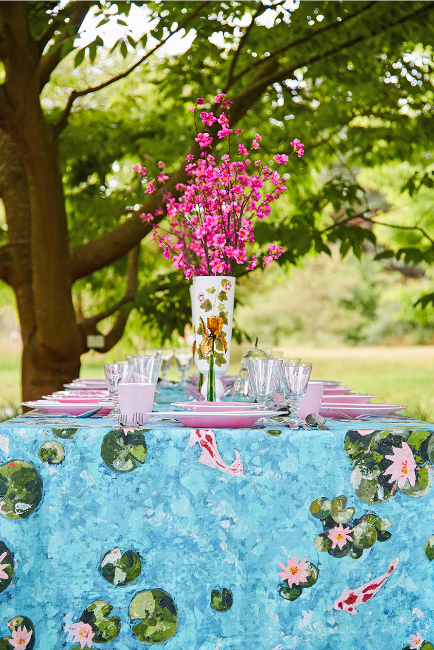 S&B Exclusive Handblown Murano Iris Candlestick in Amber, 27cm